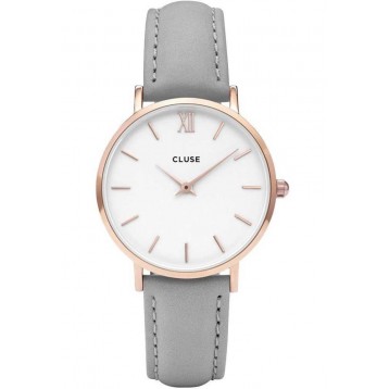 Cluse Minuit Rose Gold White/Pink