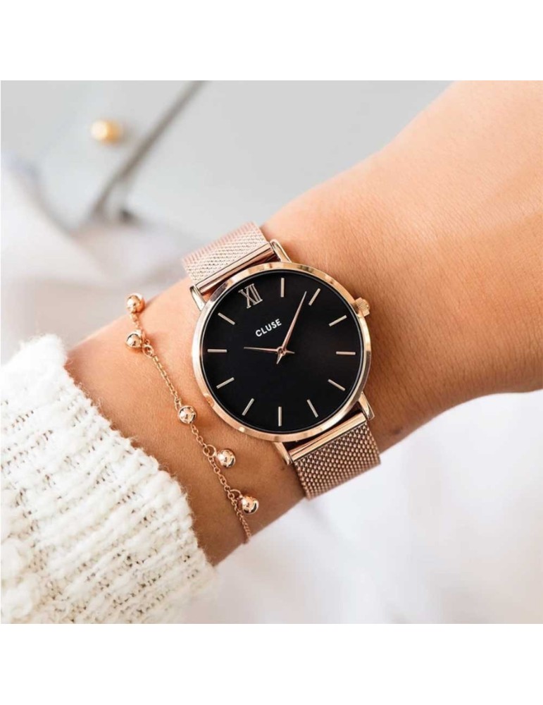 cluse minuit mesh white