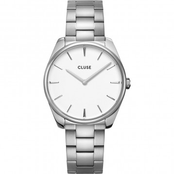 Cluse Féroce Steel Silver White