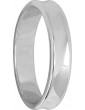 Alliance Or Blanc 18K Concave 4mm