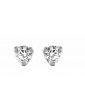 Boucles d'oreilles Diamant 0.30ct or gris 18k 