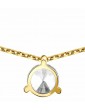 Collier Diamant 0.10ct or jaune 18k 
