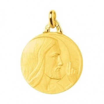 Médaille Christ Or Jaune 18K 