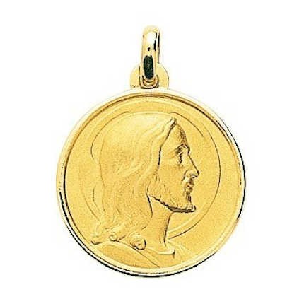 Médaille Christ Or Jaune 18K 