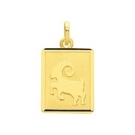 Médaille Zodiac Bélier Or Jaune 18K 