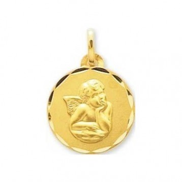 Médaille Ange Or Jaune 9K 