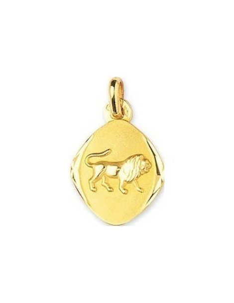 Médaille Zodiac lion Or Jaune 9K 