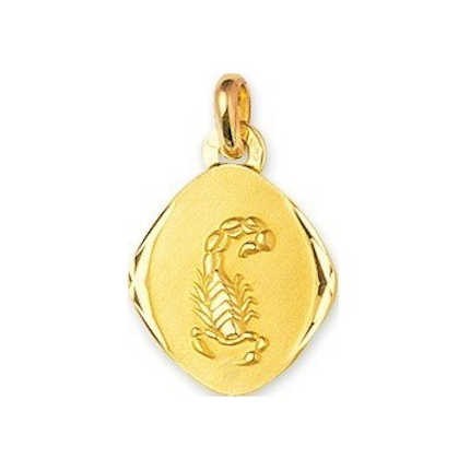 Médaille Zodiac Scorpion Or Jaune 9K 