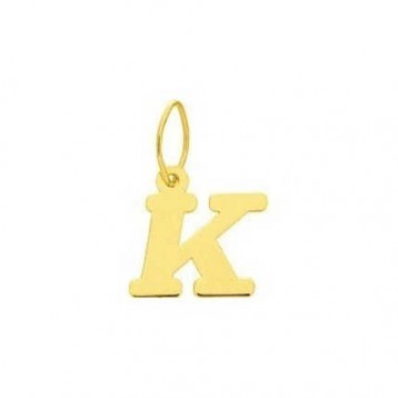 Pendentif Lettre "K" Or Jaune 18K 