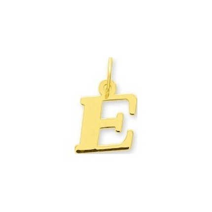 Pendentif Lettre "E" Or Jaune 9K 