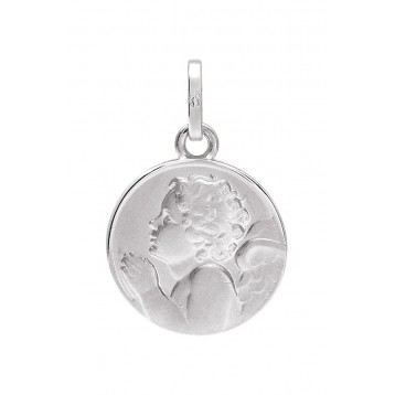 Médaille Ange Or Blanc 9K