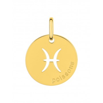 Médaille Zodiaque Poissons...