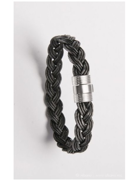 Bracelet Albanu cable acier